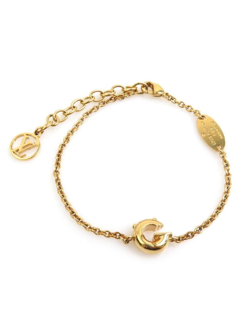 Auth Louis Vuitton Lv&Me G Bracelet #345401L23B